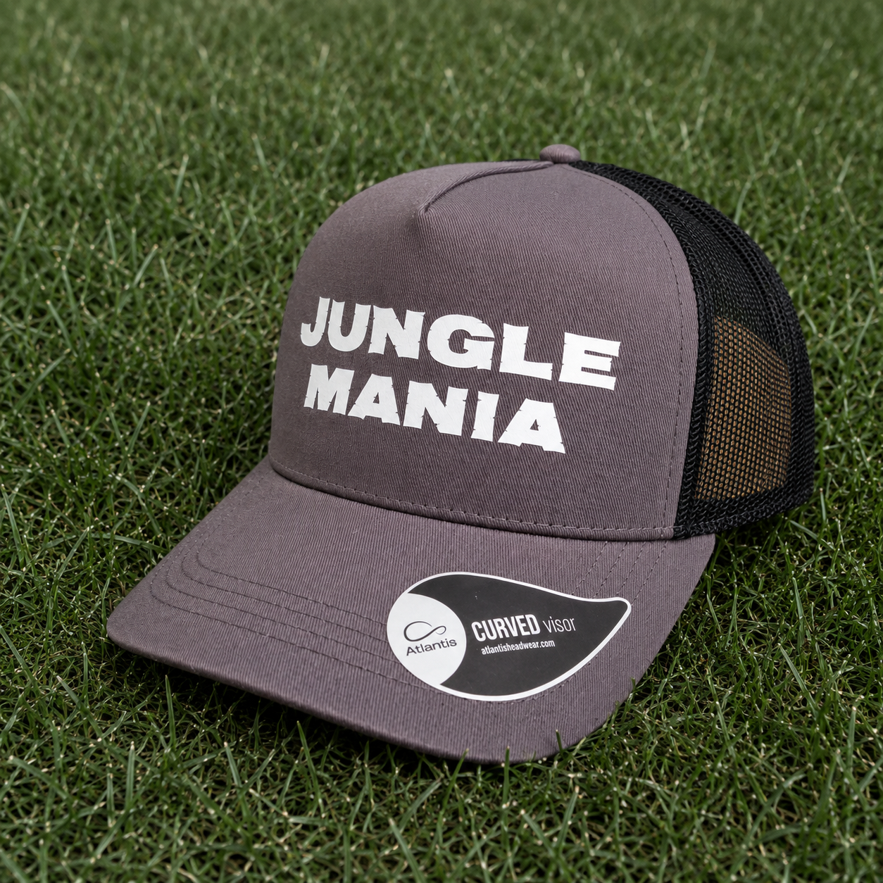 Jungle Mania Trucker - Charcoal / Black