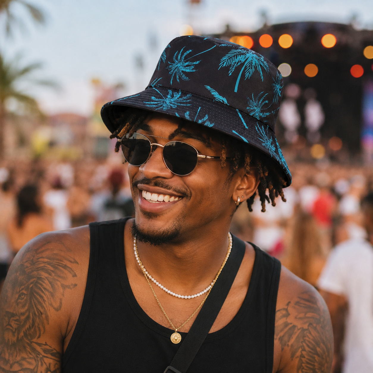 Palm Tree Bucket Hat
