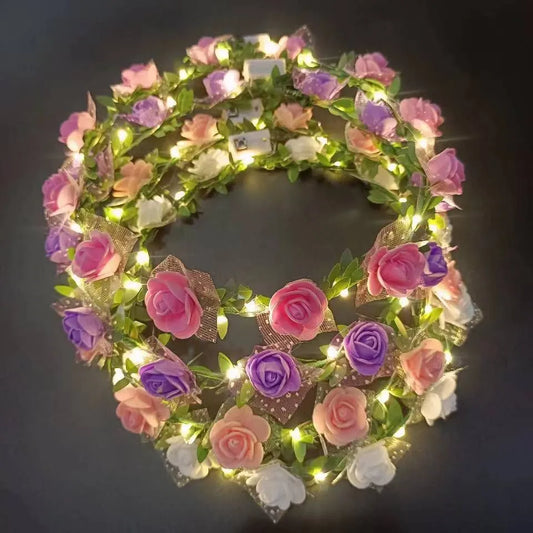 LED Flower Garland