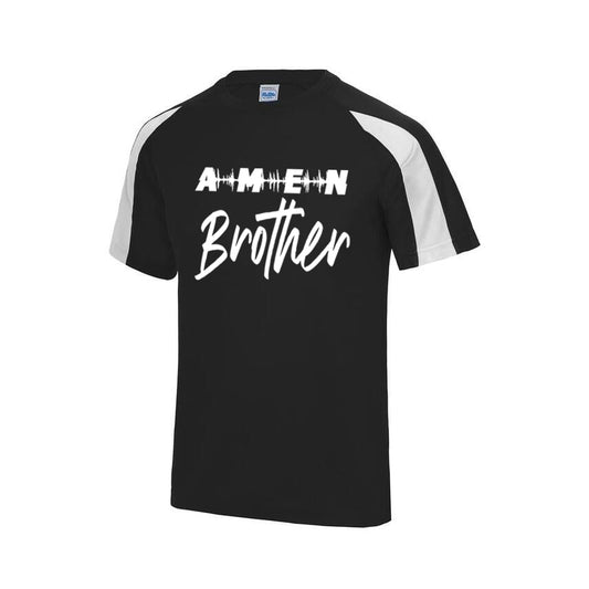 'Amen Brother' Contrast T-Shirt