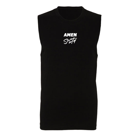 'Amen Sista' Women's Muscle Tank Vest