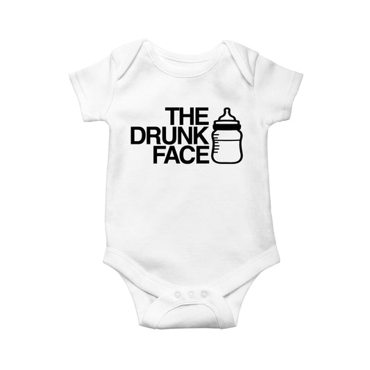 The Drunk Face Baby Vest